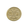 Die Struck Brass Coin (2" Diameter 3MM)